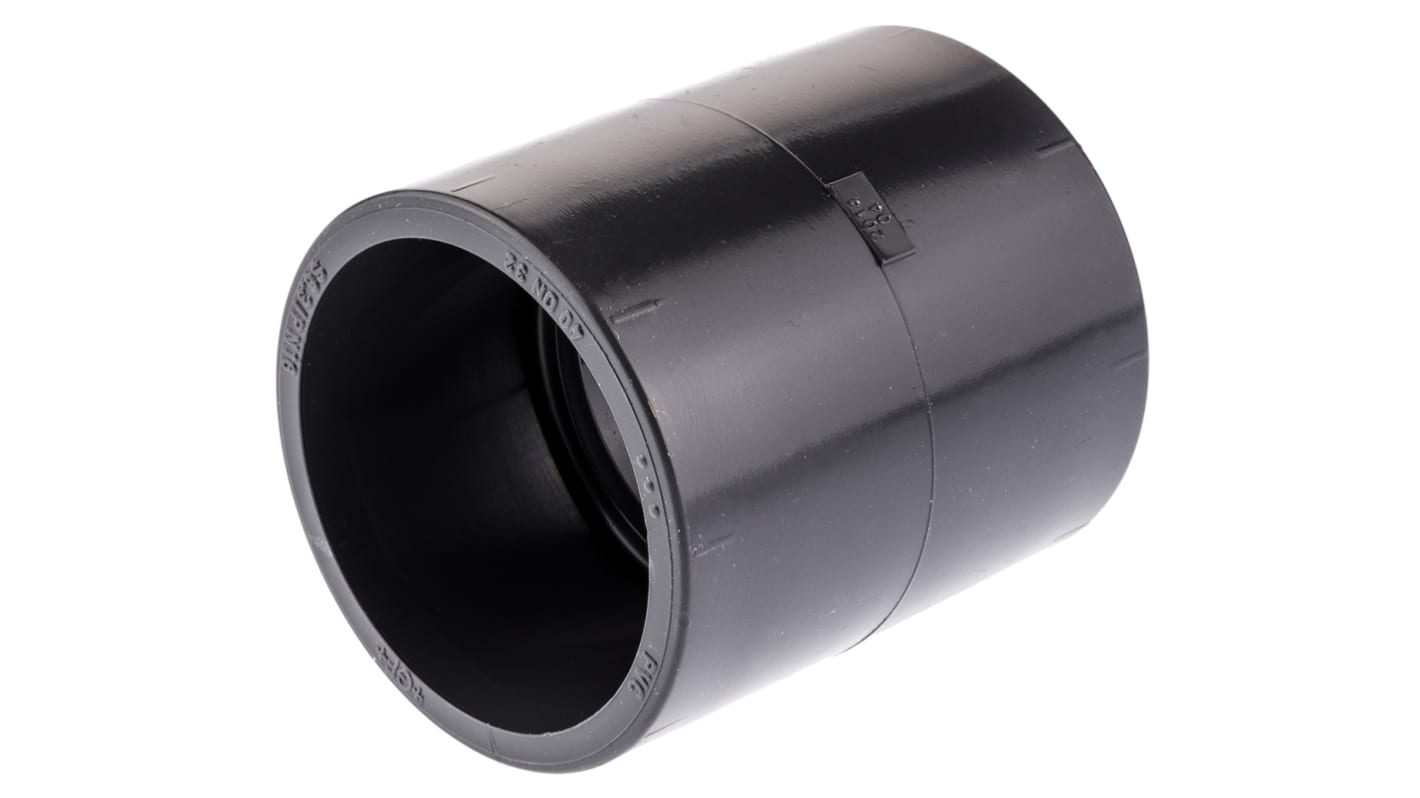 Georg Fischer Plastic Pipe Fitting, Straight Equal Socket, 32mm