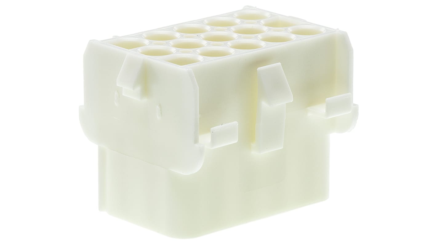 TE Connectivity, Universal MATE-N-LOK Female Connector Housing, 6.35mm Pitch, 15 Way, 5 Row