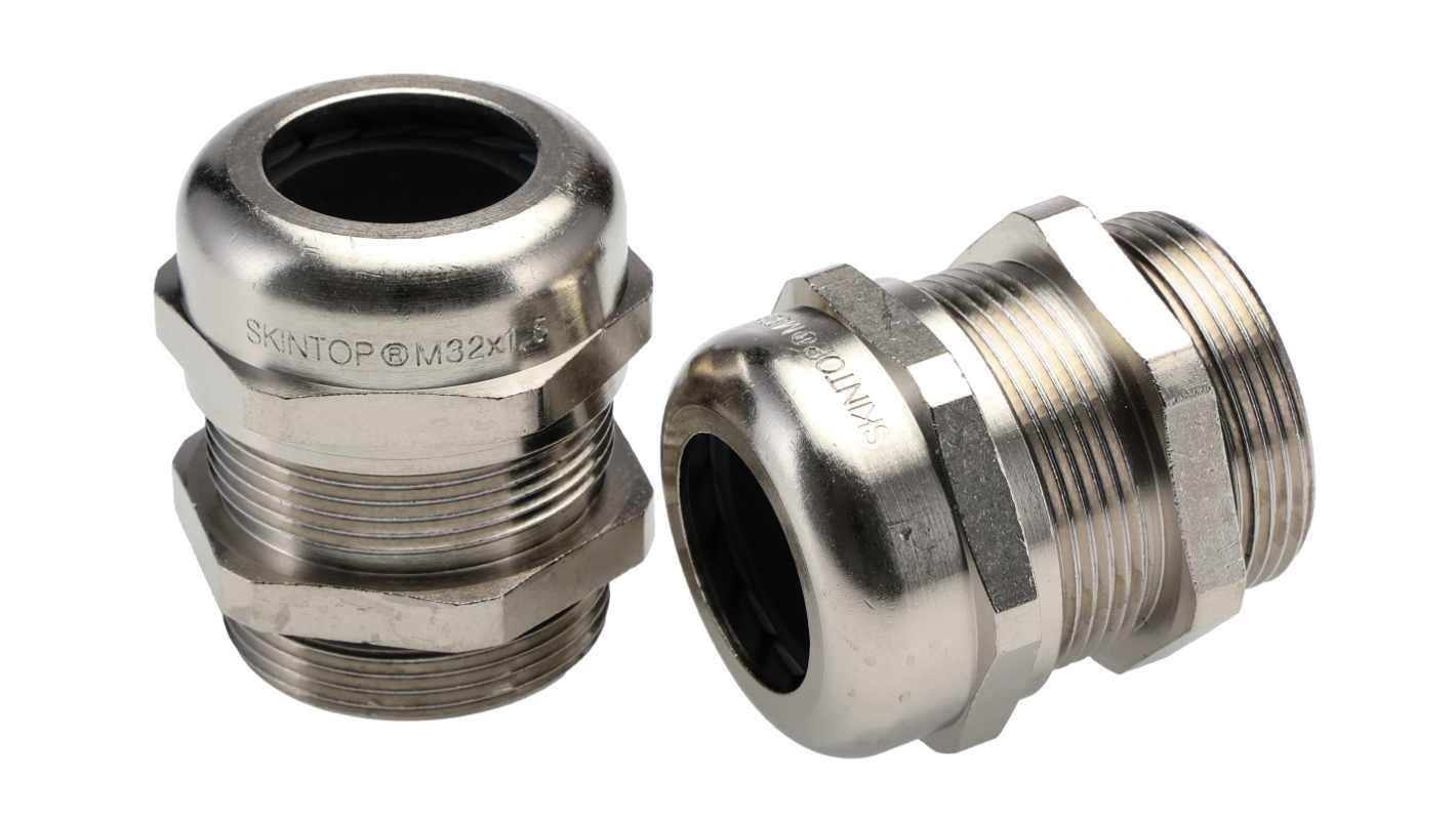 Pressacavo Lapp, in Ottone zincato, filetto M32, Ø cavo 11mm - 21mm max