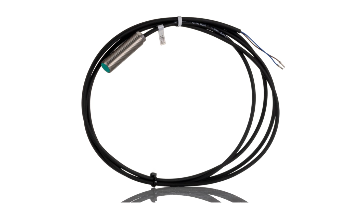 Rs-Online Sensore di prossimità Cilindro filettato Pepperl + Fuchs M12 rilevamento 2 mm 5 → 60 V c.c
