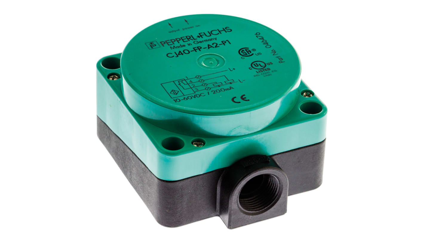 Rs-Online Sensore di prossimità a parallelepipedo Pepperl + Fuchs rilevamento 40 mm 10 → 60 V c.c