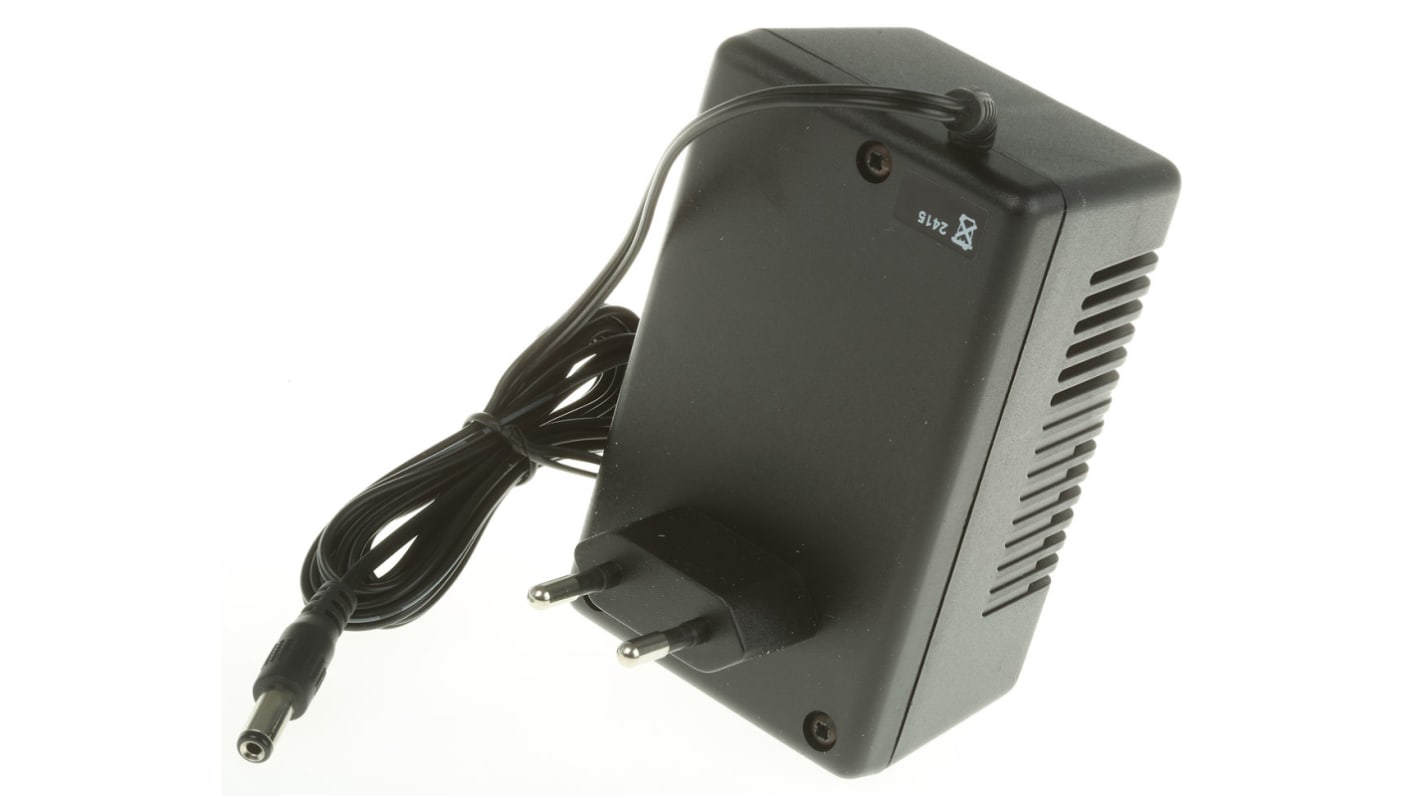 Mascot 15W Plug-In AC/DC Adapter 15V ac Output, 1A Output