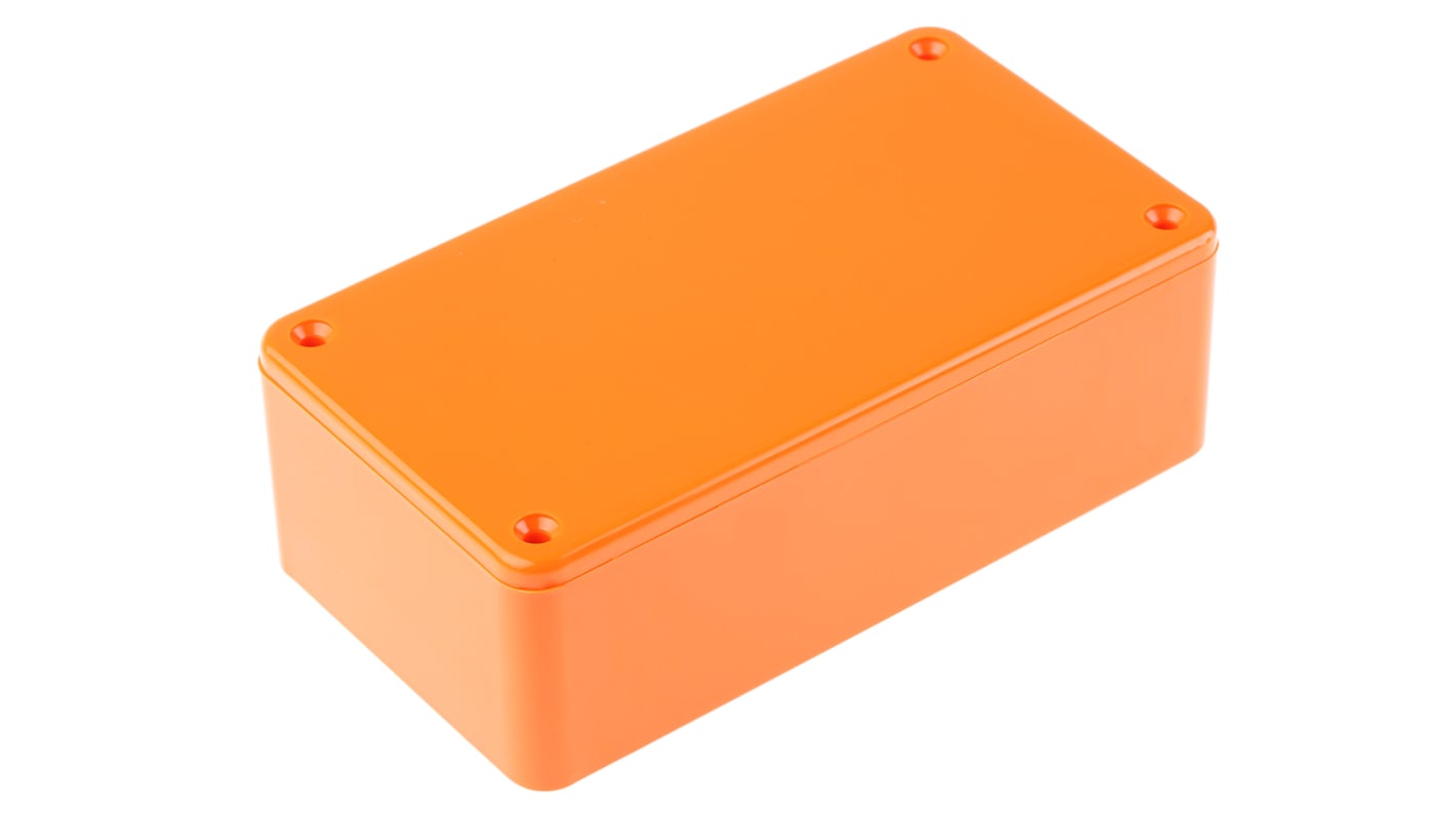 CAMDENBOSS 2000 Series Orange ABS Enclosure, IP54, Orange Lid, 120 x 65 x 40mm