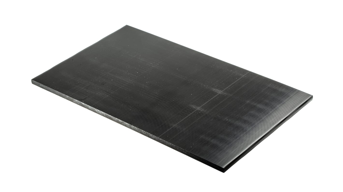 Lámina de plástico, Negro, 500mm x 300mm x 10mm