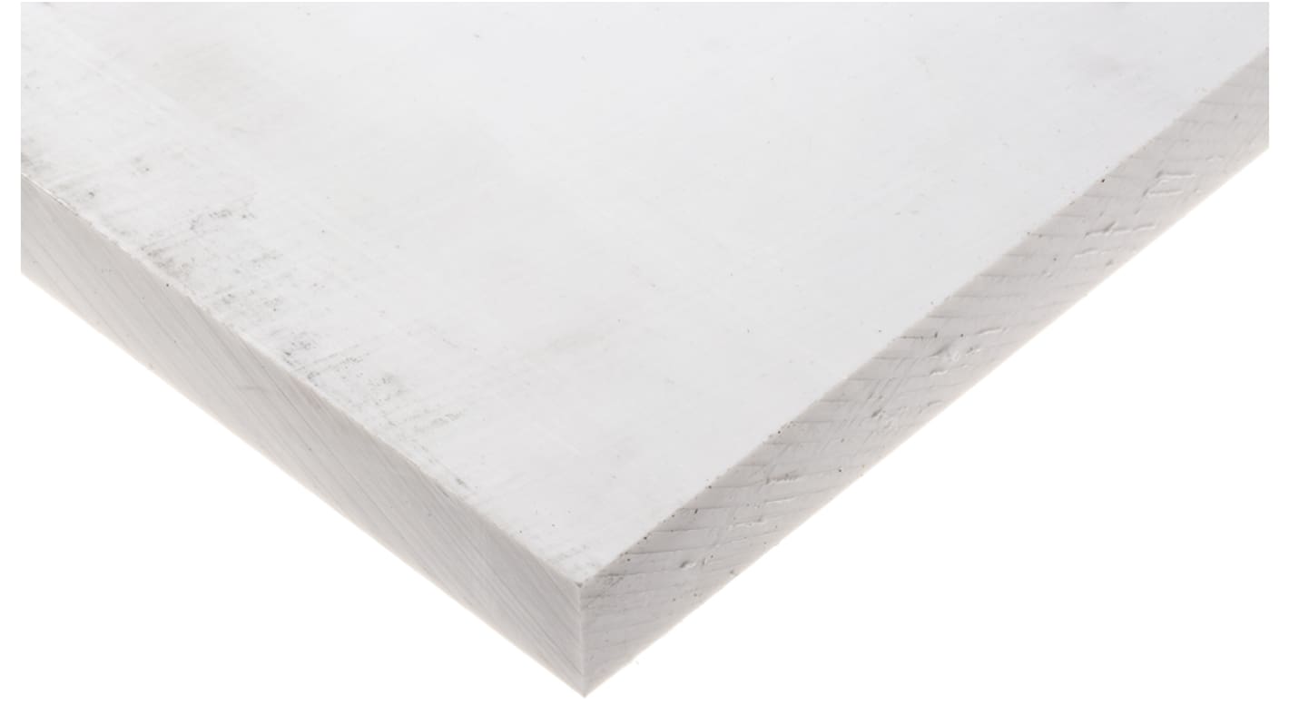 Lámina de plástico, Blanco, 500mm x 300mm x 20mm