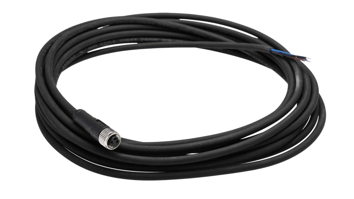 Kabel Złącze A M8 liczba rdzeni 3 długość 5m Rodzaj A Żeńskie