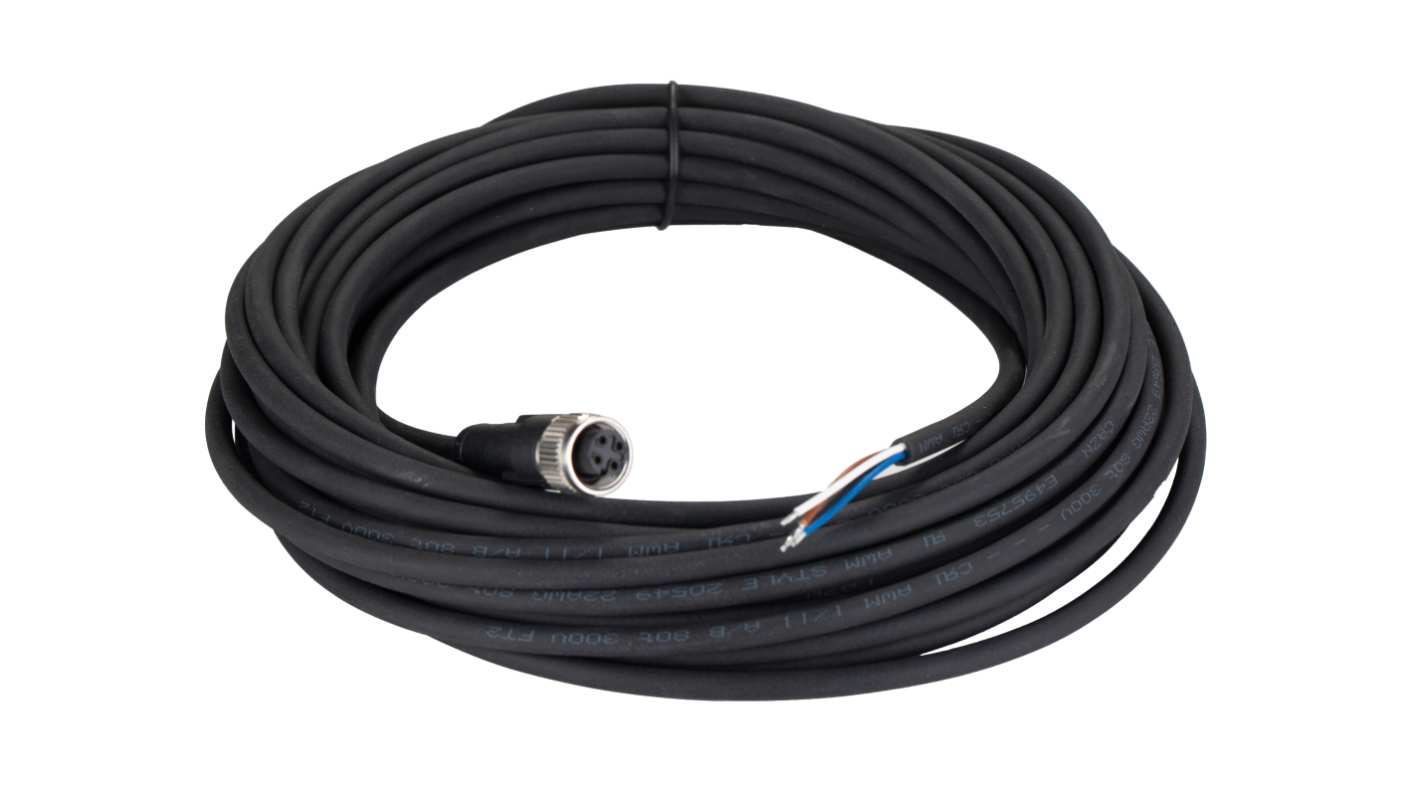 Kabel ze złączem Złącze M12 liczba rdzeni 4 długość 10m Rodzaj A Żeńskie