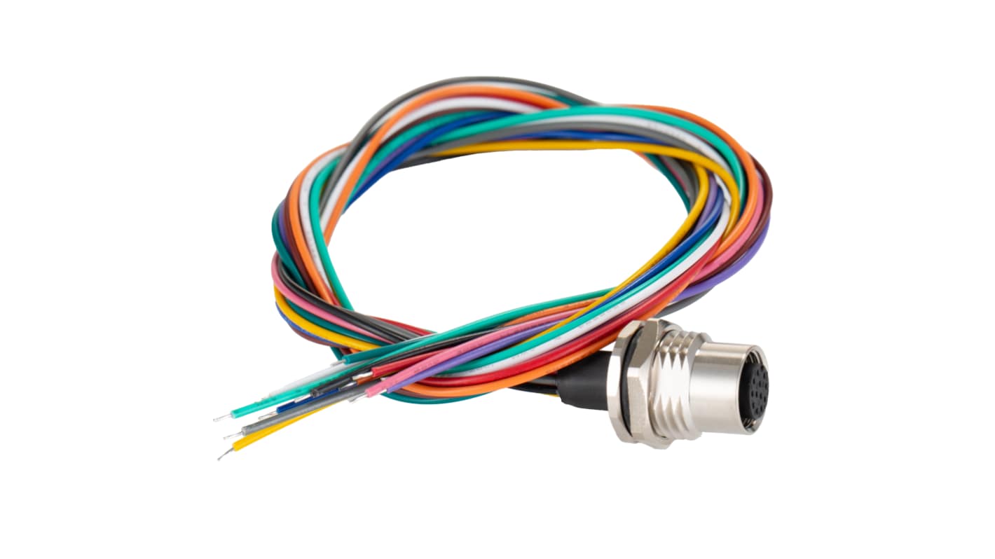 RS PRO Circular Connector, 12 Contacts, Panel Mount, Socket, Female, IP67
