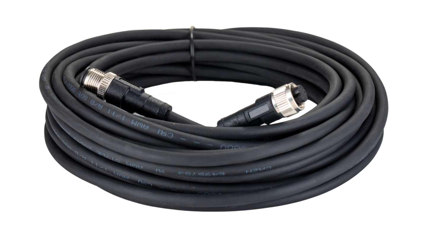 Kabel ze złączem Złącze M12 liczba rdzeni 12 długość 10m Rodzaj A Męskie Złącze B Złącze M12