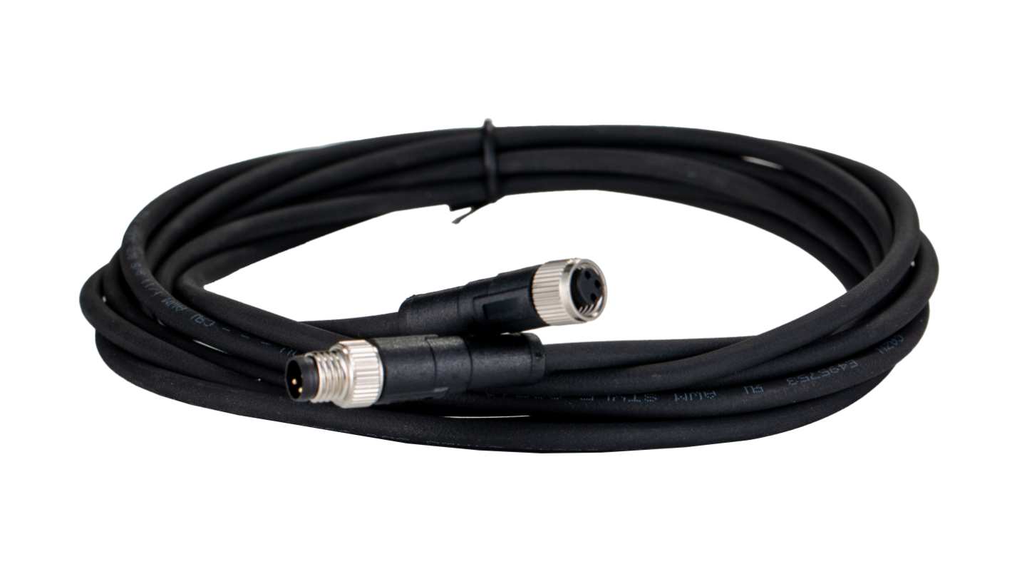 Kabel Złącze A M8 liczba rdzeni 3 długość 3m Rodzaj A Męskie Złącze B M8