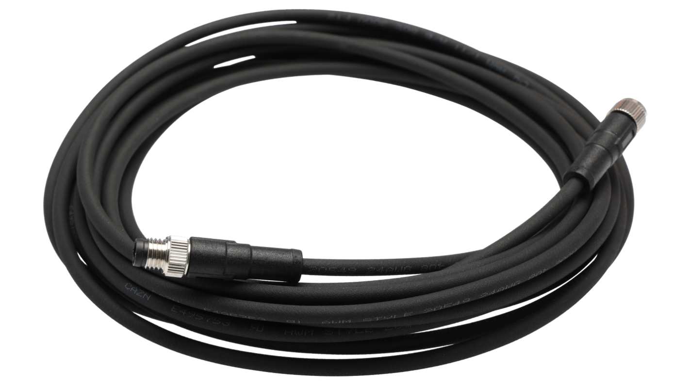 Kabel Złącze A M8 liczba rdzeni 3 długość 5m Rodzaj A Męskie Złącze B M8