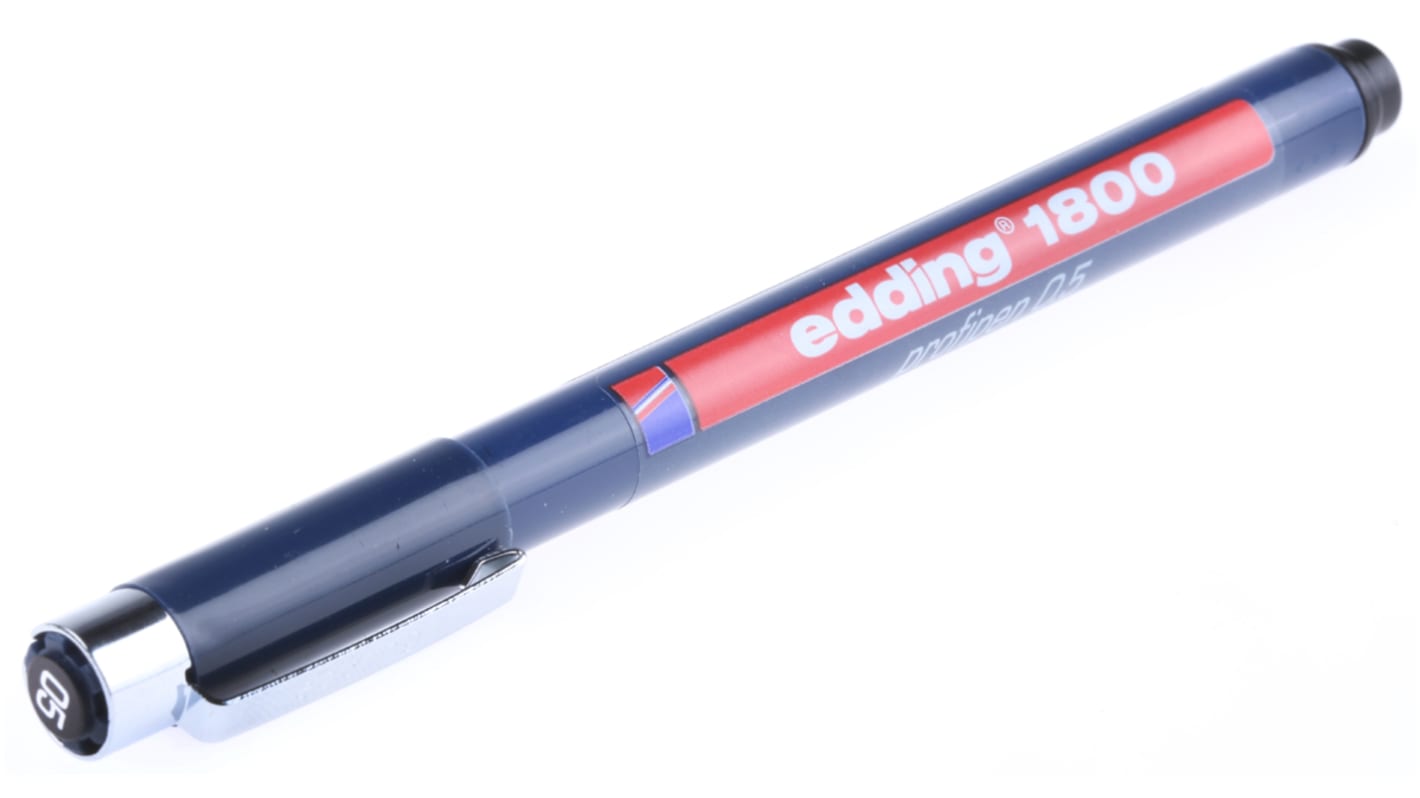 Edding Tintenstift Typ Technischer Stift Schwarz 0,5 mm Fein