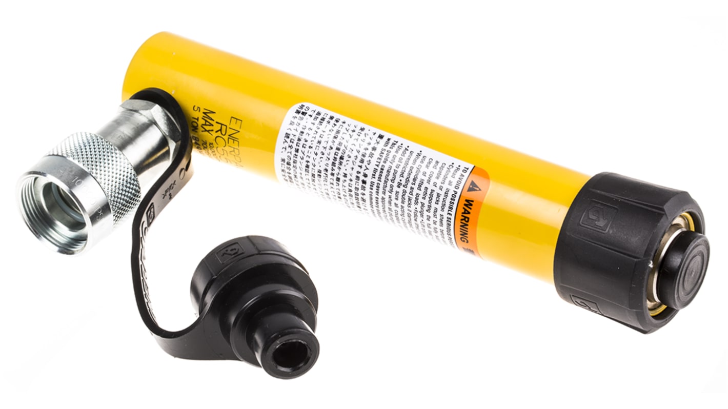 Enerpac Single, Portable General Purpose Hydraulic Cylinder, RC55, 5t, 127mm stroke