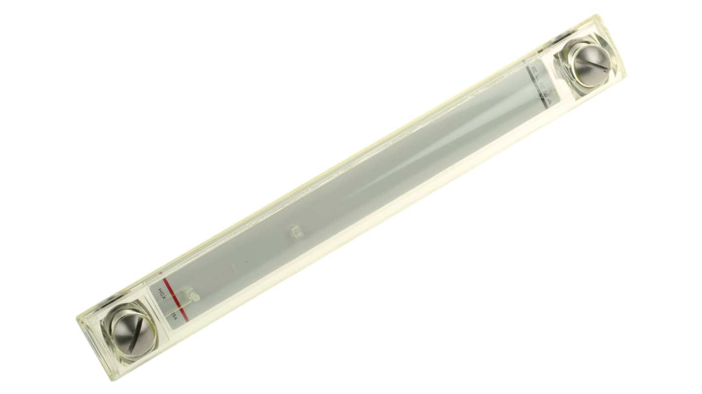 Elesa 圆柱式液位指示器, M12螺纹, 203mm刻度长度, 最高工作温度+80°C