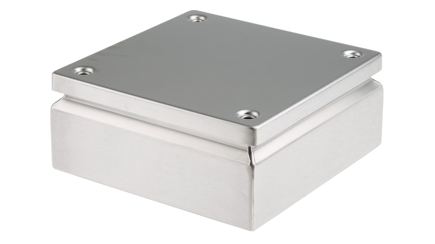 Rittal KL Series 304 Stainless Steel Terminal Box, IP66, 200 mm x 200 mm x 80mm