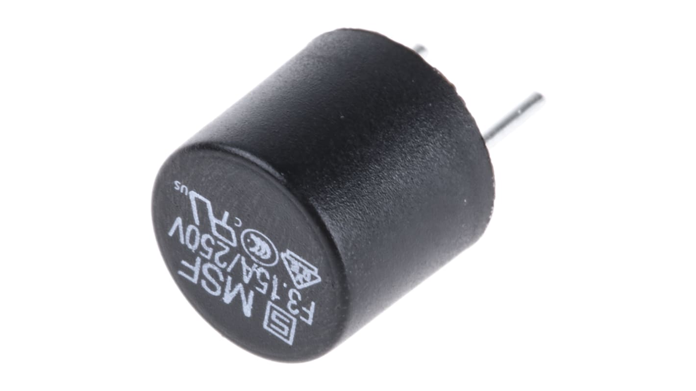 Fusibile non ripristinabile F Schurter, 3.15A, 250V ca, cavo Radiale