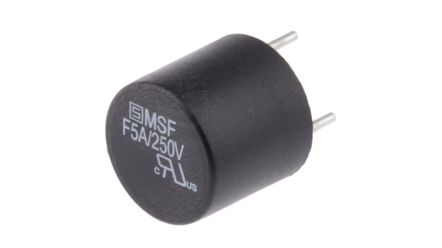 Schurter, Ikke-selvnulstillende sikring, 5A, Reaktionshastighed: F 250V ac