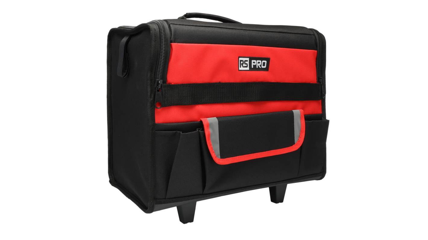 RS PRO 600 Denier Fabric Wheeled Bag 460mm x 250mm x 420mm