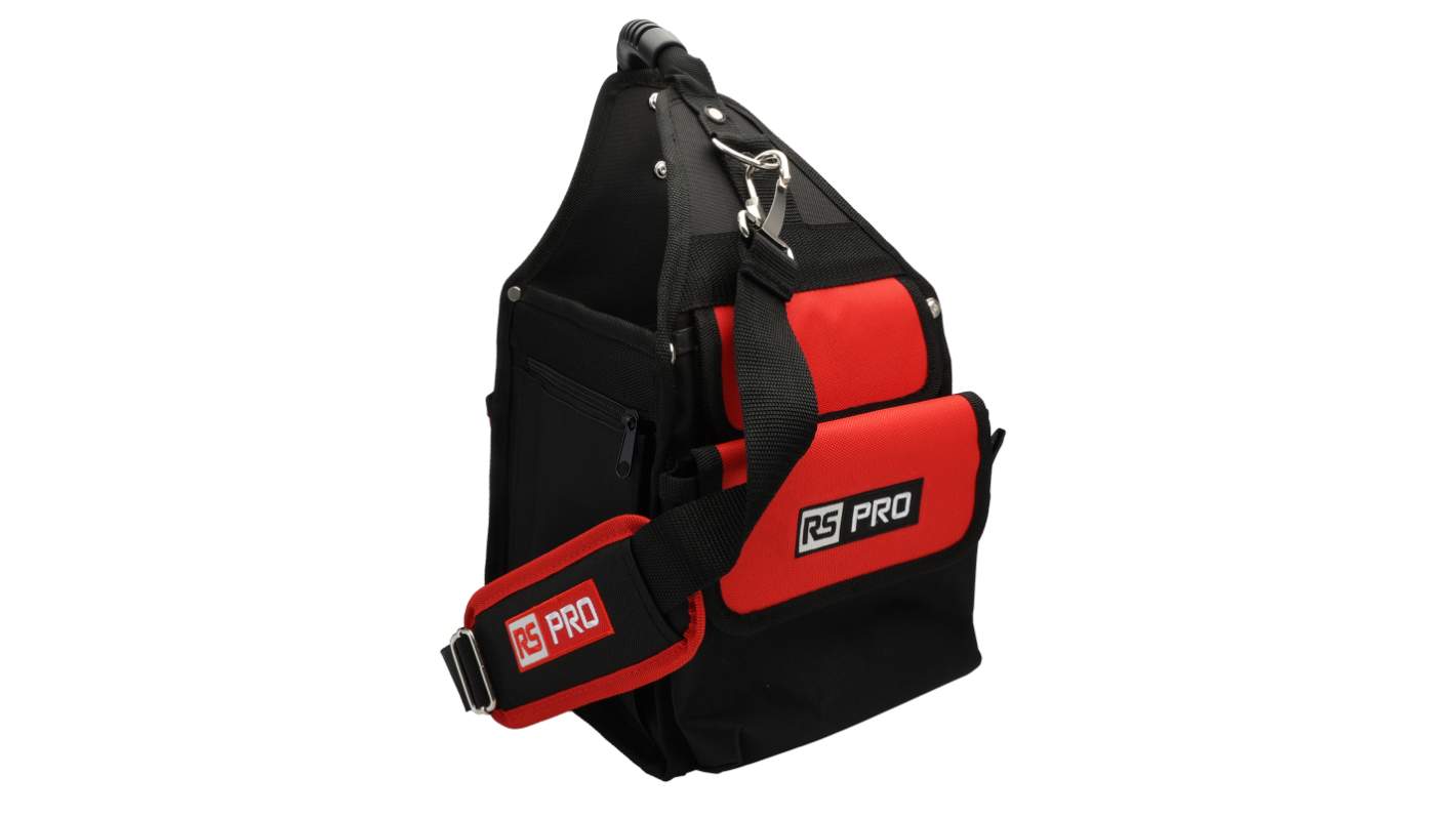 RS PRO 600 Denier Fabric Tool Bag with Shoulder Strap 230mm x 220mm x 370mm