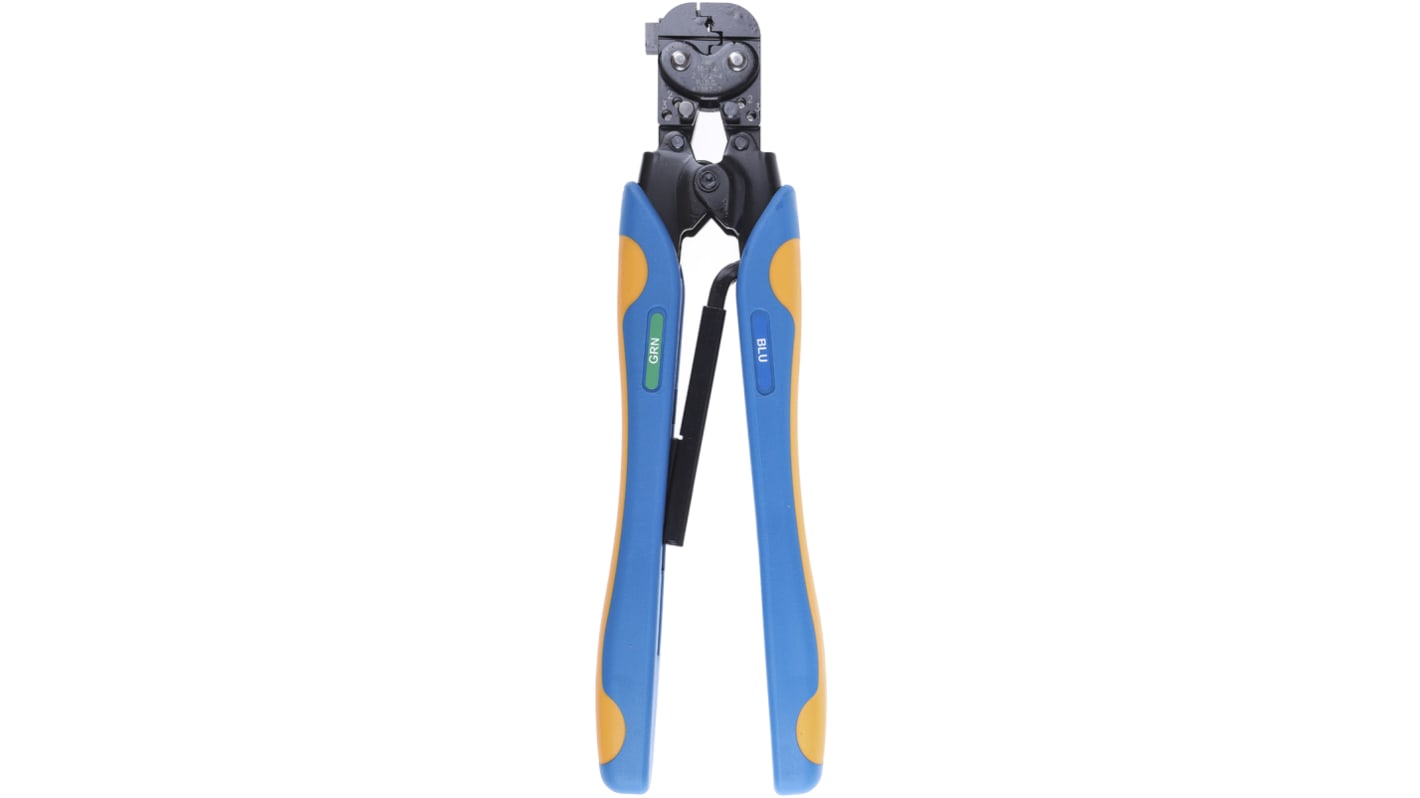 TE Connectivity CERTI-CRIMP Hand Ratcheting Crimp Tool for PIDG Splices, PIDG Terminals, Plasti-Grip Terminals, 1.2