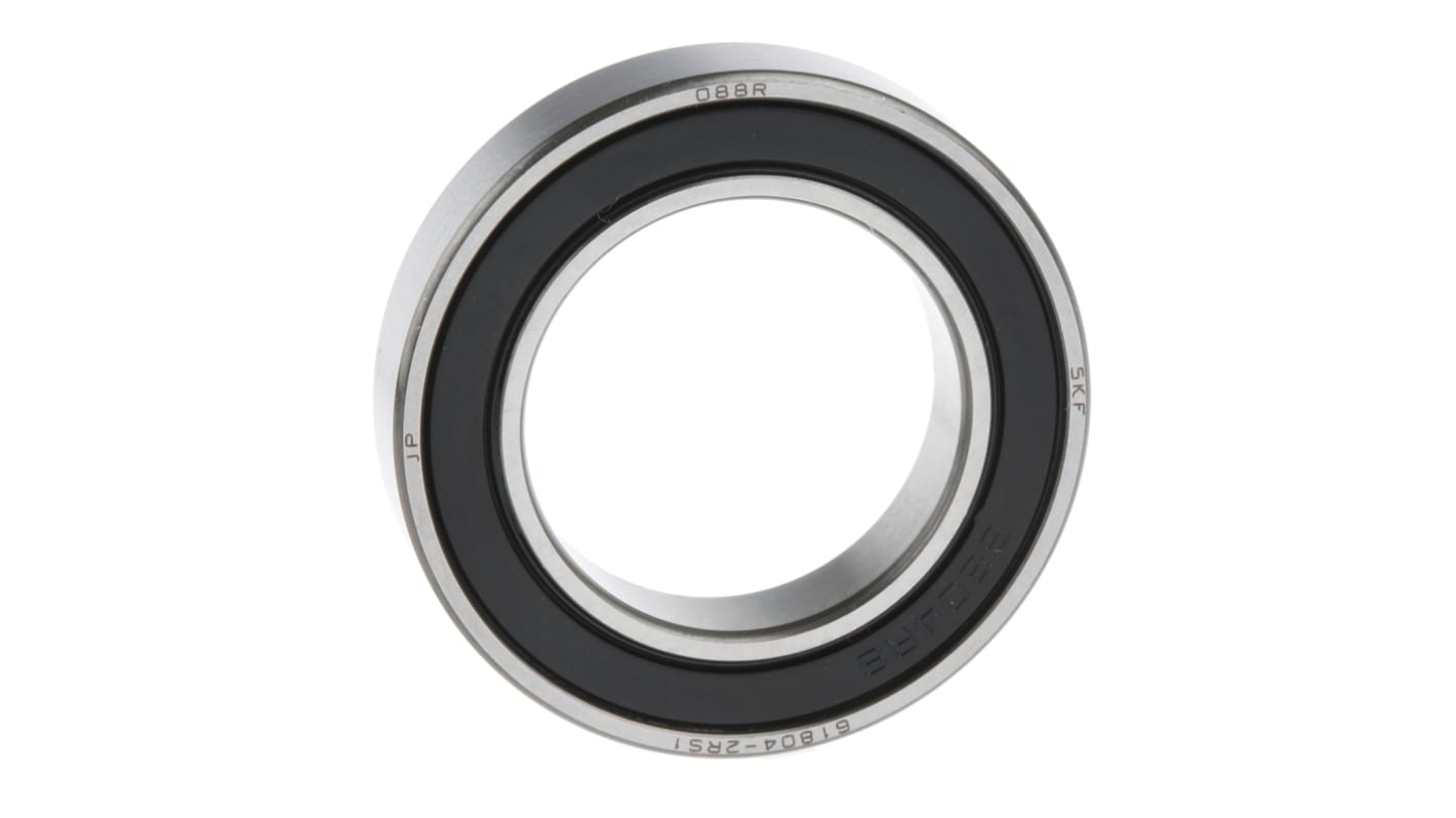 SKF 61804-2RS1 Single Row Deep Groove Ball Bearing- Both Sides Sealed 20mm I.D, 32mm O.D