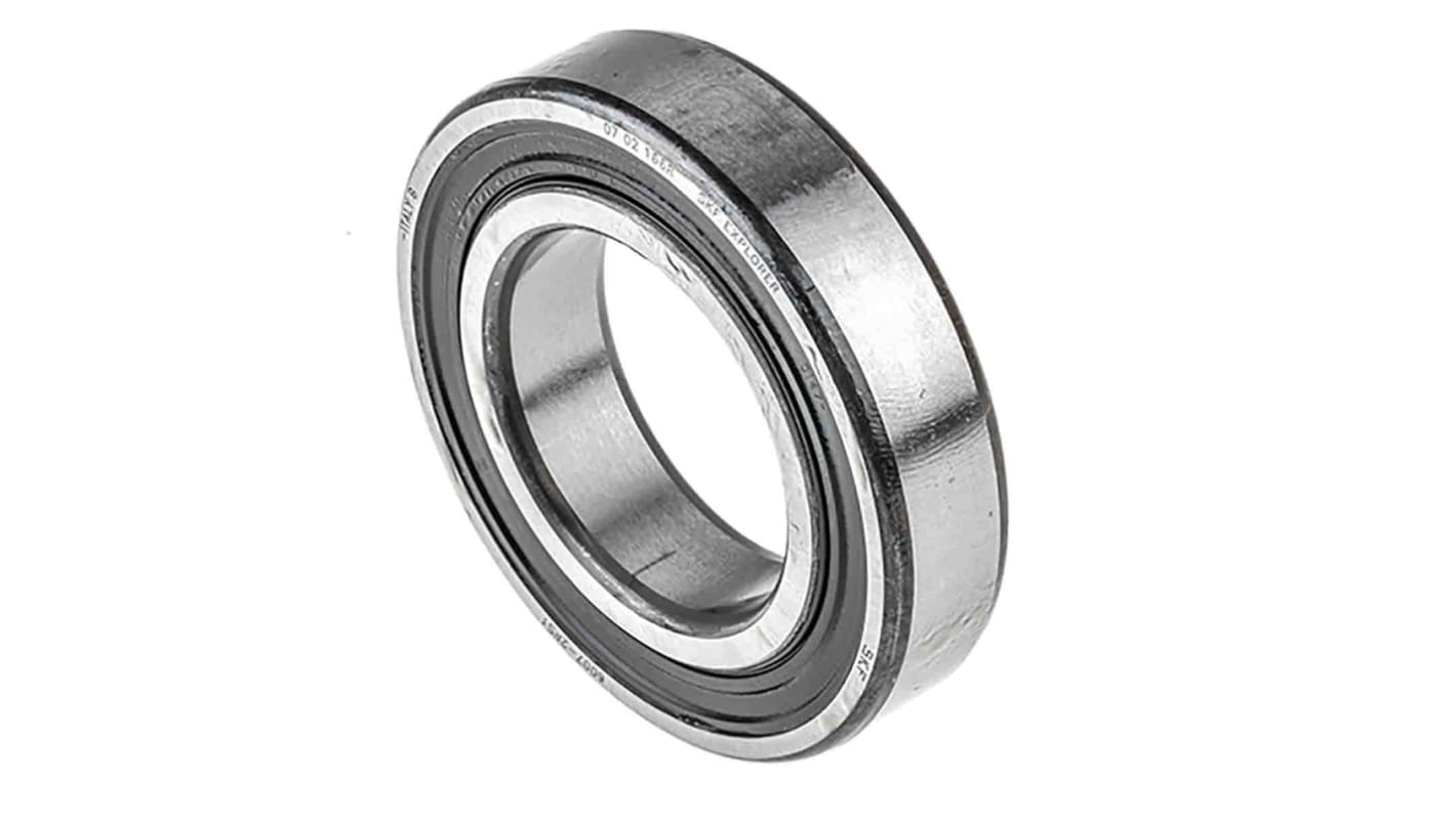 SKF 6007-2RS1 Single Row Deep Groove Ball Bearing- Both Sides Sealed 35mm I.D, 62mm O.D