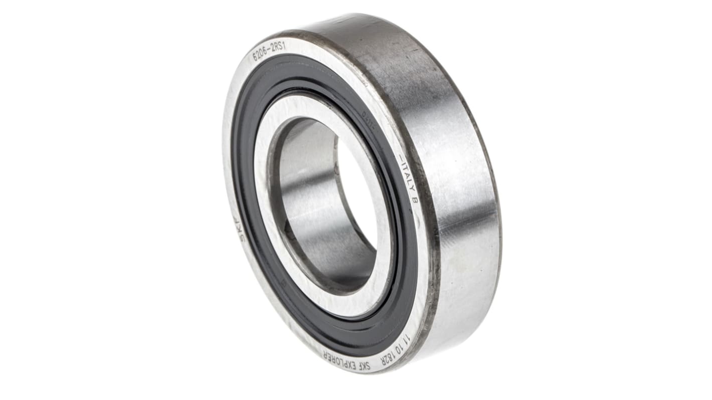 Roulement à billes à gorge profonde à une rangée SKF, ø int. 30mm, ø ext. 62mm, larg. 16mm