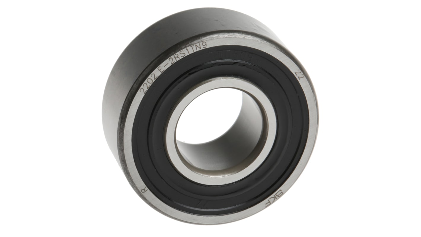 SKF Selbstausrichtendes Kugellager Kugellager 2-reihig , Innen-Ø 15mm / Außen-Ø 35mm, Breite 14mm