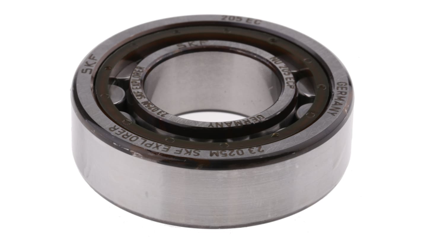 Cuscinetto a rullo SKF, Ø int. 25mm, Ø est. 52mm, guida larga 15mm