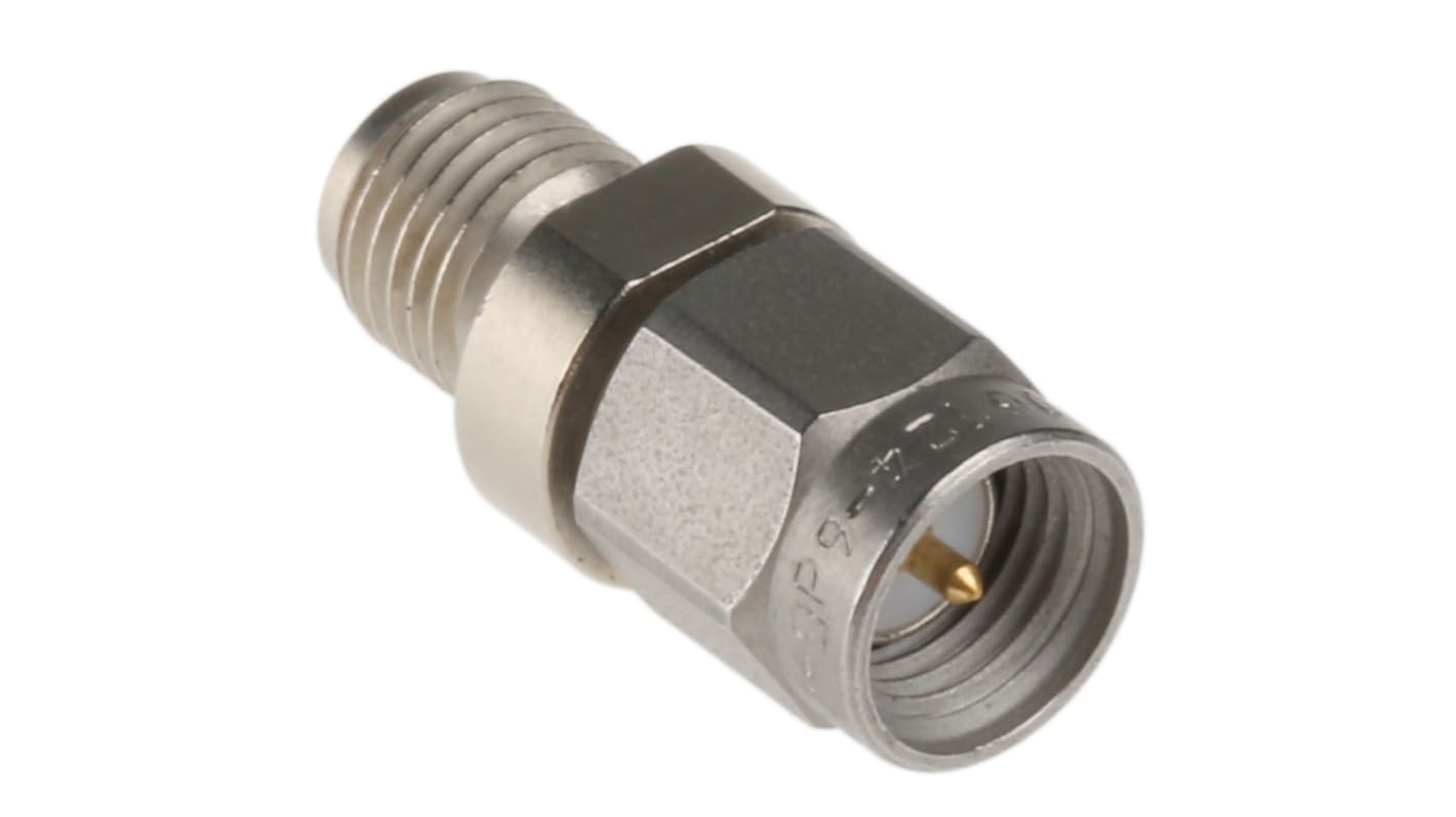 Radiall 50Ω RF Attenuator Straight SMA Connector SMA Plug to Socket 6dB, Operating Frequency 6GHz