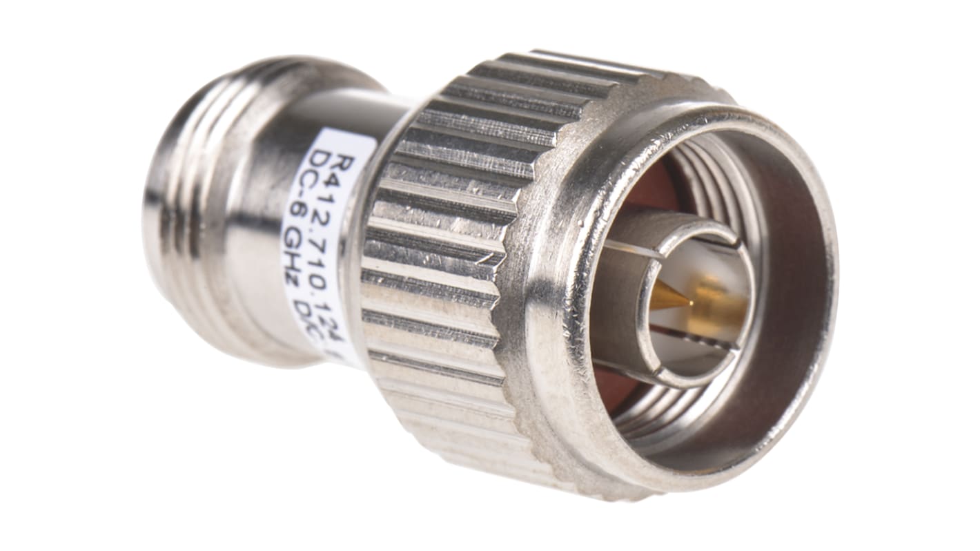 Radiall 同轴衰减器, N 插头至 N 插座, 0.5 dB, 10 dB, 50Ω, DC → 6GHz
