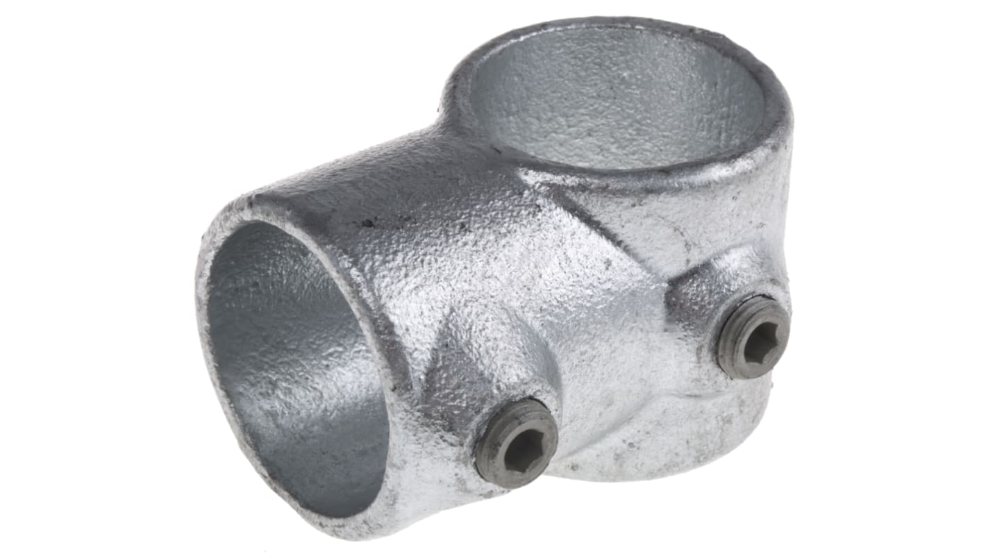 RS PRO T-Connector, Connecting Component, Strut Profile Type 2, Round Tube Size Type 2