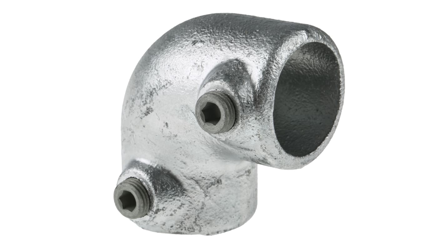 RS PRO Round Tube 2-Way Connector, strut profile Type 1,