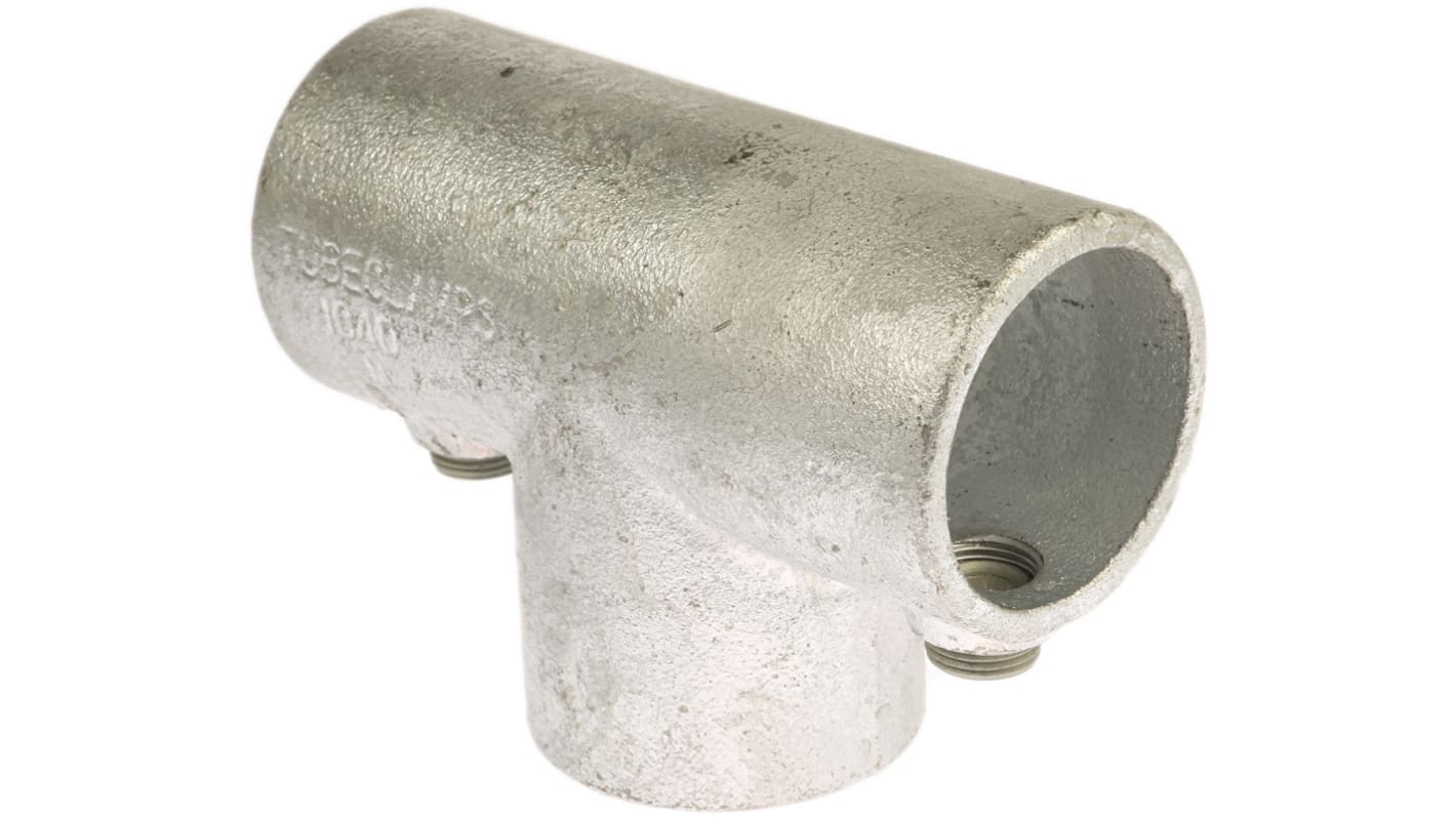 RS PRO T-Connector, Connecting Component, Strut Profile Type 3, Round Tube Size Type 3