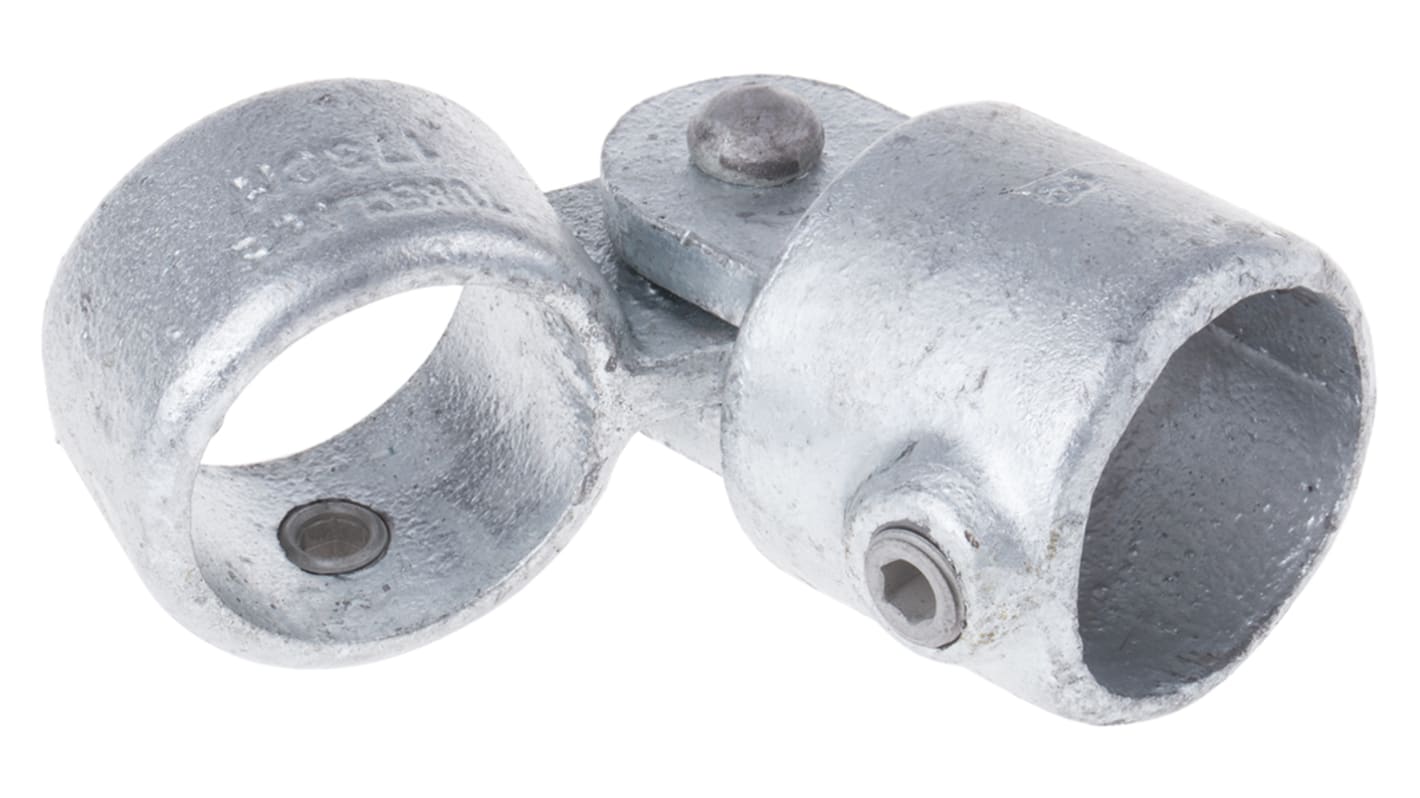 RS PRO Single Swivel Combination, Connecting Component, Strut Profile Type 2, Round Tube Size Type 2