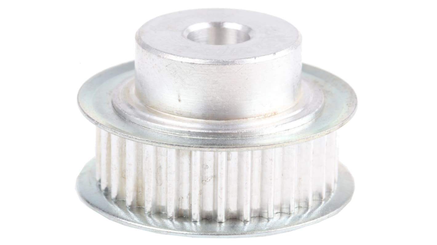 Tandremsskive, Aluminium, 30 tænder, Afstand: 2.5mm, passer til 6mm rembredde, huldia.: 6mm
