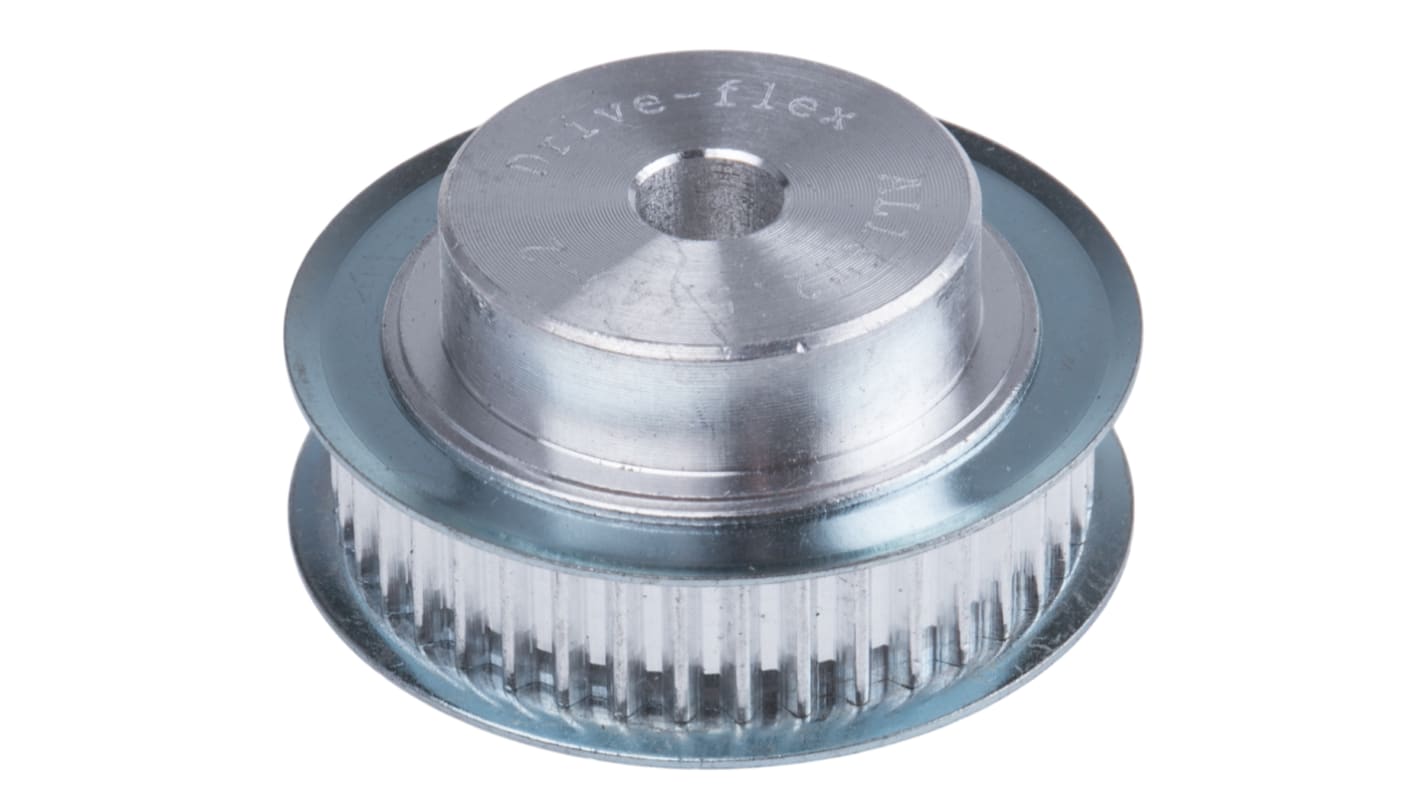 Puleggia per cinghie sincrone RS PRO, 40 denti, passo 2.5mm, foro 6mm, per cinghie larghe 6mm, in Alluminio