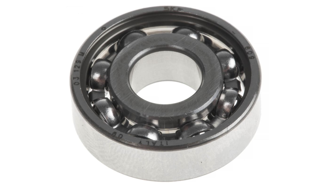 SKF 609 Single Row Deep Groove Ball Bearing- Open Type 9mm I.D, 24mm O.D
