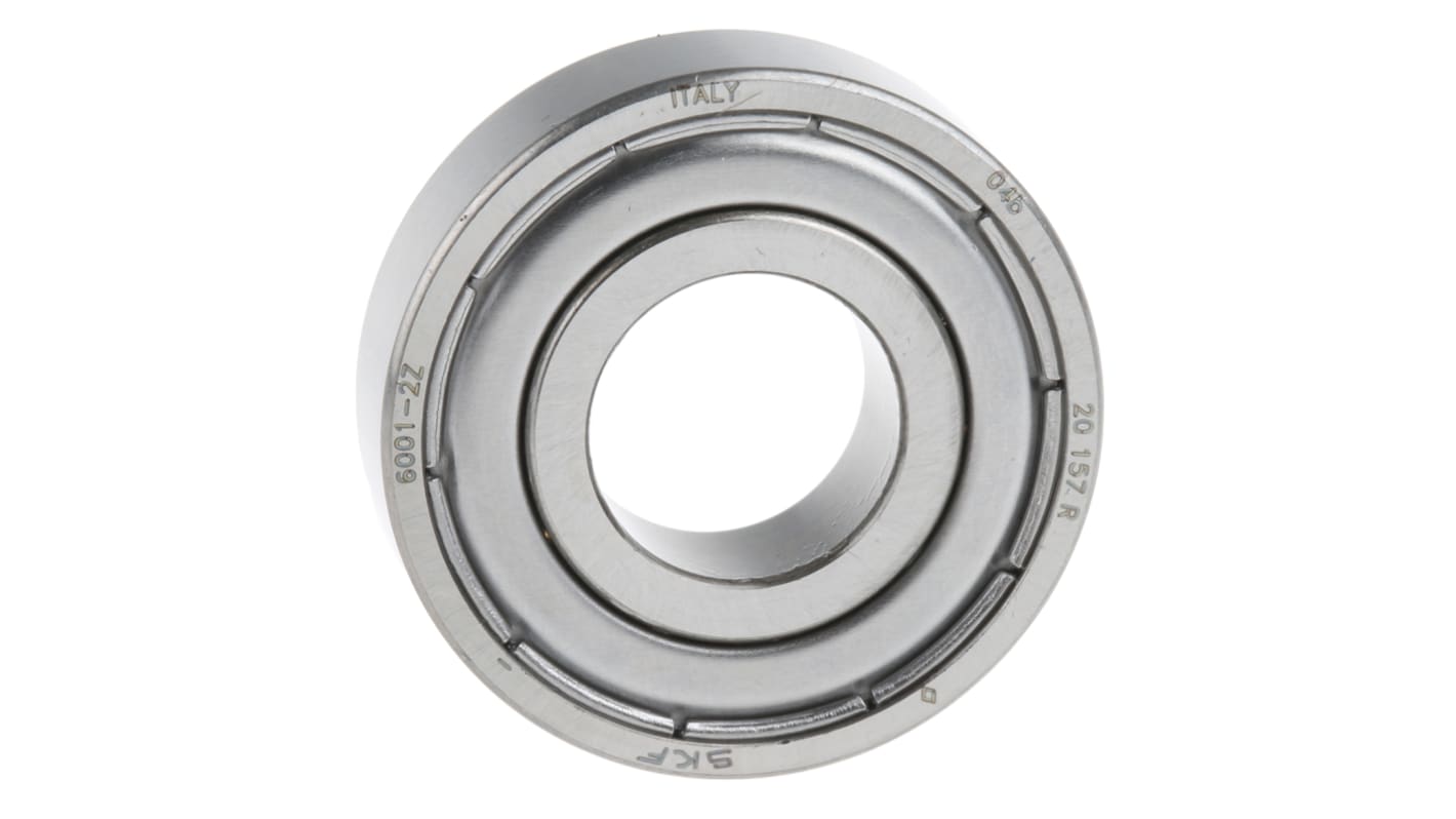 SKF 6001-2Z Single Row Deep Groove Ball Bearing- Both Sides Shielded 12mm I.D, 28mm O.D