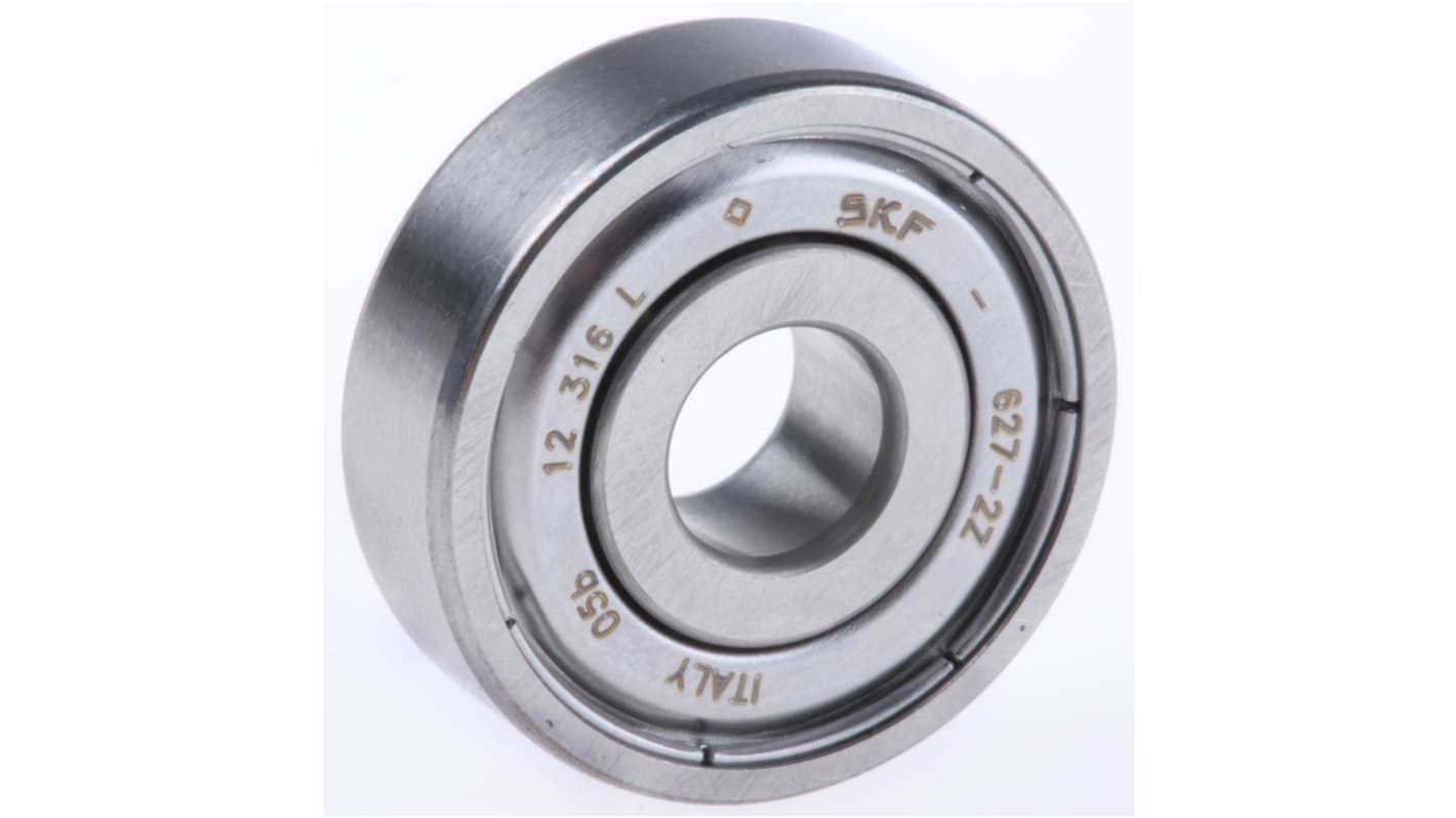 Cuscinetto a sfera Cuscinetti radiali a una corona di sfere SKF in Acciaio, Ø int. 7mm, Ø est. 22mm, Largh. guida 7mm