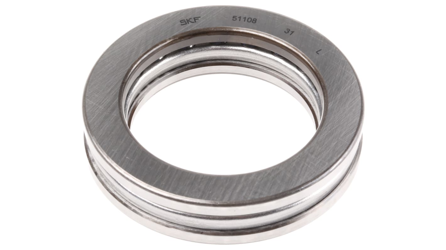 Cuscinetto a sfera Cuscinetti a sfere reggispinta SKF in Acciaio, Ø int. 40mm, Ø est. 60mm, Largh. guida 13mm