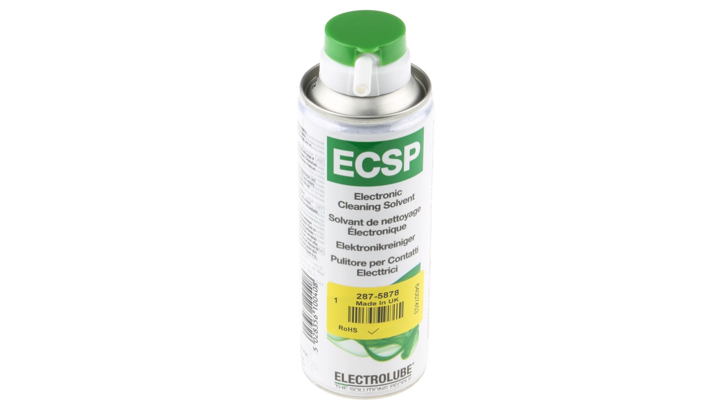 Electrolube 200 ml Aerosol Electrical Cleaner for Various Applications