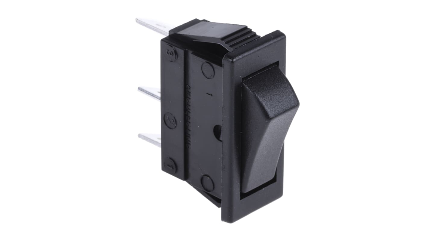Interruttore a bilanciere Arcolectric (Bulgin) Ltd, SPDT, On-On, , Nero