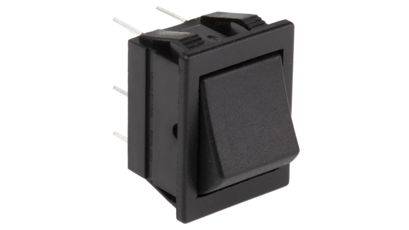 Arcolectric (Bulgin) Ltd DPDT, On-Off-On Rocker Switch Panel Mount