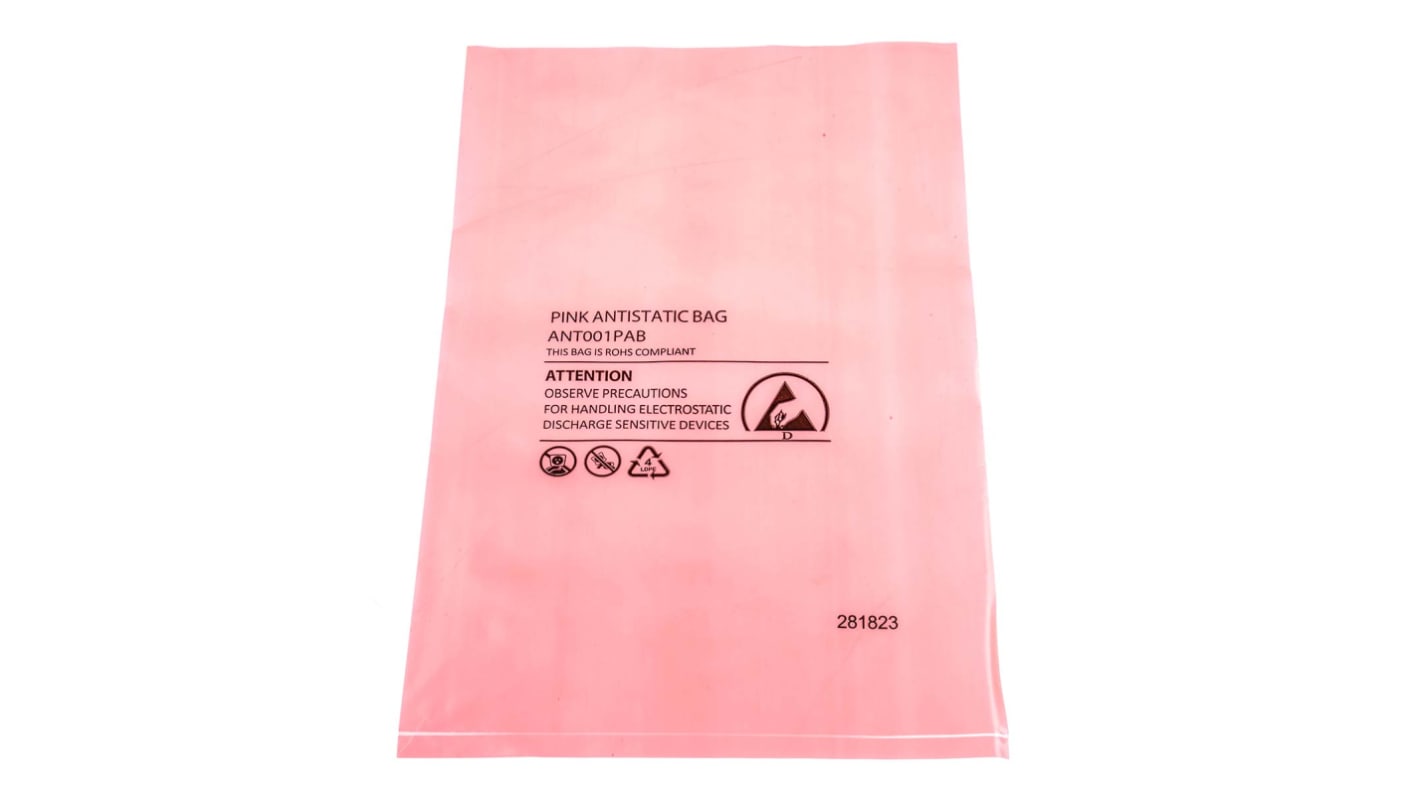 RS PRO Anti Static Bag 205mm(W)x 305mm(L)