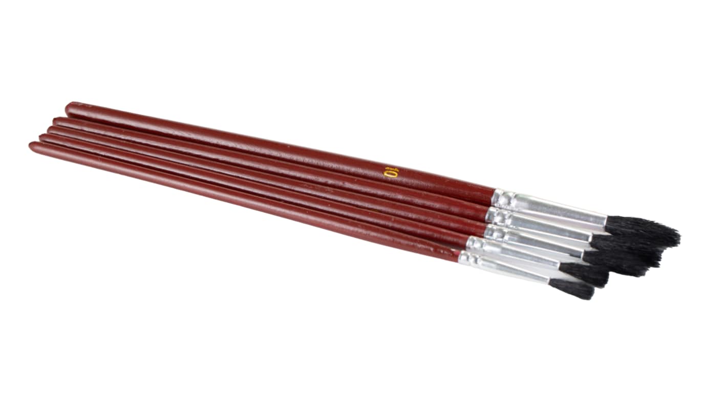 RS PRO Goat Hair Paint Brush with Round Bristles
