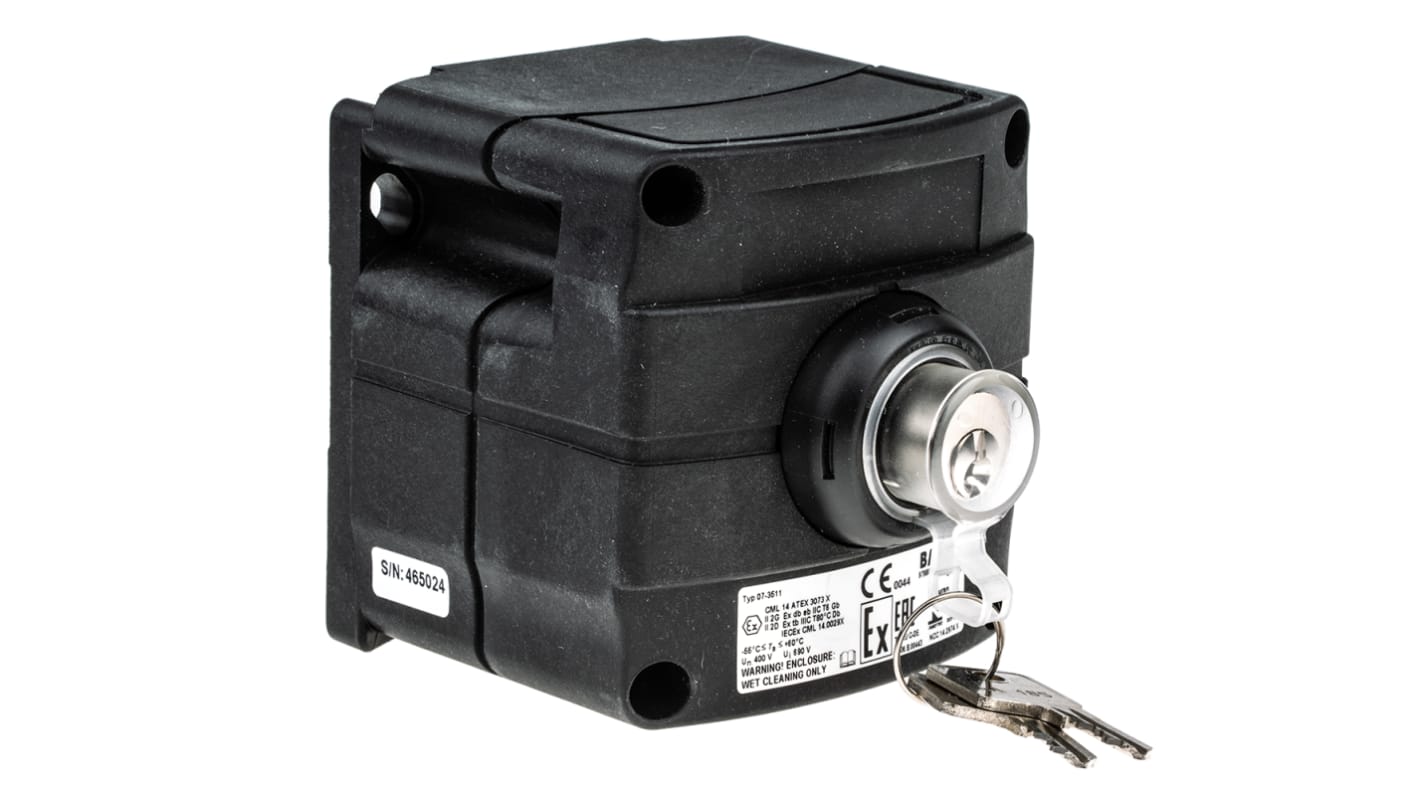 Bartec Control Station Switch - 2NO, Thermoplastic, IP66, IP67