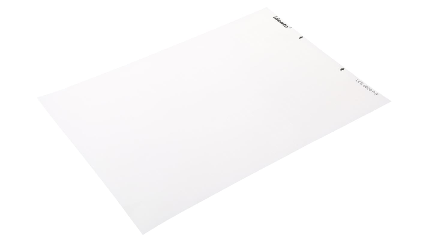 Idento White Adhesive Printer Label Sheet, Pack of 315
