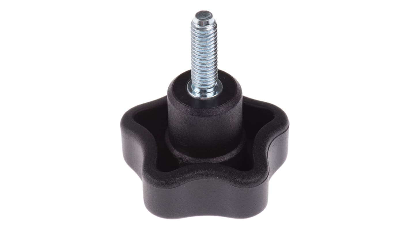 Manopola di serraggio Multi lobo Elesa, M6 x 20mm