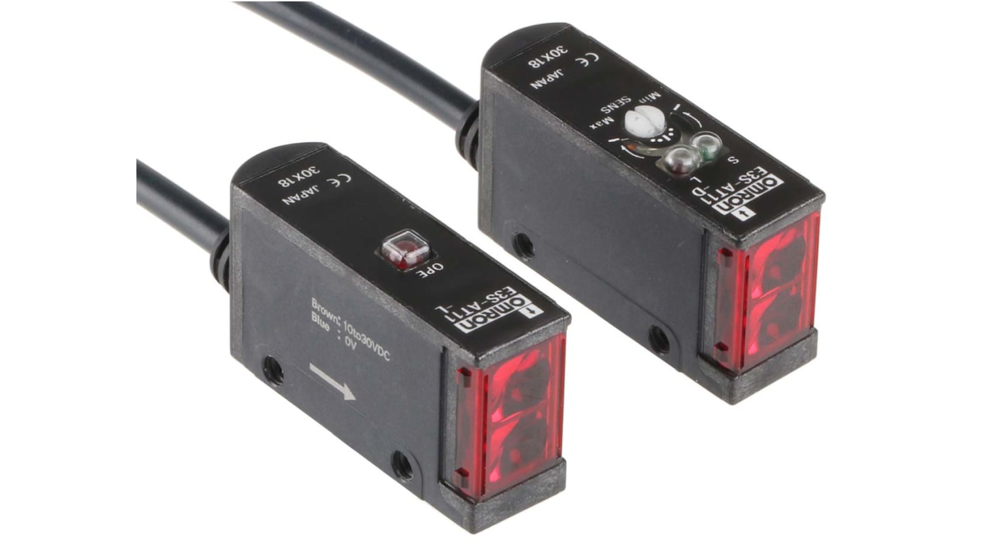 Rs-Online Sensore fotoelettrico Rettangolare Omron a fascio diretto rilevamento 7 m uscita NPN